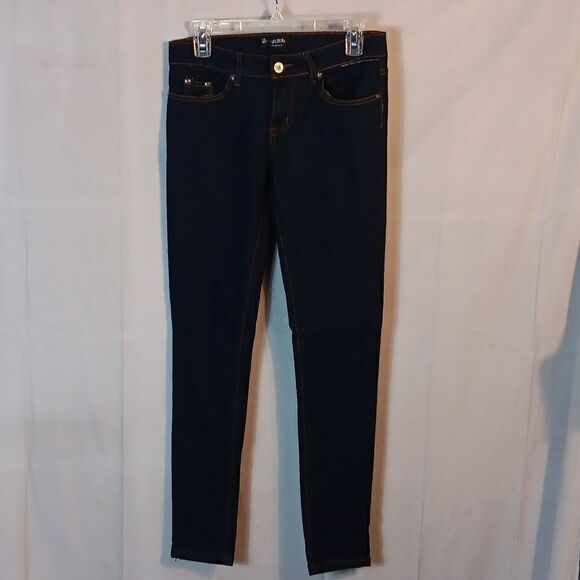 Blue Night USA Stretch Denim Low Rise Skinny Jeans - Picture 9 of 9